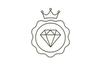 Make it just the outline, and the feel has to be fine like a place made for jewelery + remove any text